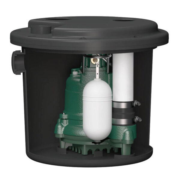 ZOELLER 105 Drain Pump kit 3/10 HP, 43 gpm @ 5 Ft. of Head, Cast Iron,115V, Pump Model M53 - Image 2