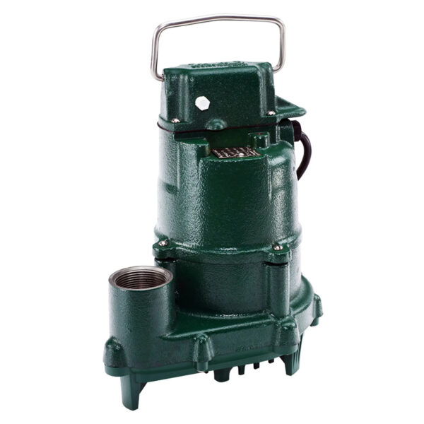 ZOELLER Sewage Effluent Pump 1/3 HP, 50gpm @ 5 Ft. of Head, Cast Iron, 115V, 1Phase, Model N151