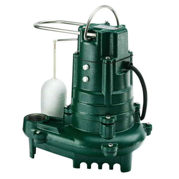 ZOELLER Sump Pump kit 1/2 HP, 90 gpm @ 5 Ft. of Head, Cast Iron, 208-230V, Model M137 with 35' Cord