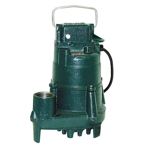 ZOELLER Sewage Effluent Pump 4/10 HP, 68gpm @ 5 Ft. of Head, Cast Iron, 115V, 1Phase, Model N152