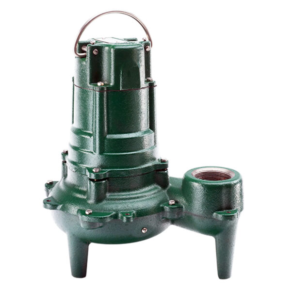 ZOELLER Sewage Pump 1/2 HP, 110gpm @ 5 Ft. of Head, Cast Iron, 115V, 1Phase, Model N267